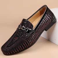 Gommino Men's First Layer Cowhide Soft Bottom Leather Shoes