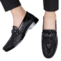 Gommino Men's First Layer Cowhide Soft Bottom Leather Shoes